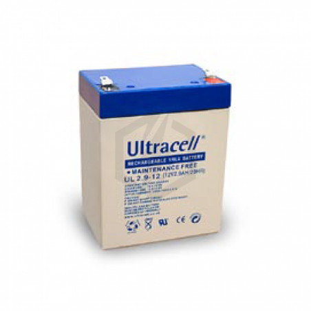 Batterie plomb étanche UL2.9-12 Ultracell 12v 2.9ah