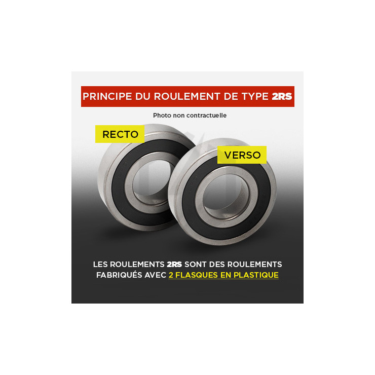 Roulement à Billes 683-2RS 3x7x3mm - Lot De 10 Pièces - Pour Petits Mécanismes, Modélisme, Projets DIY