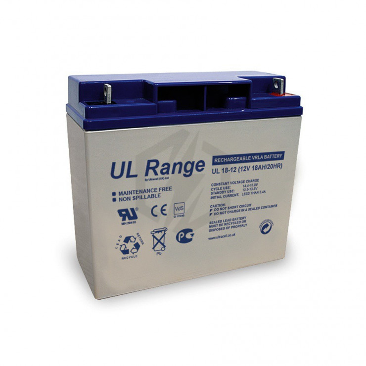 Batterie plomb étanche UL12-18 Ultracell 12v 18ah Batterie plomb étanche UL12-18 Ultracell 12v 18ah