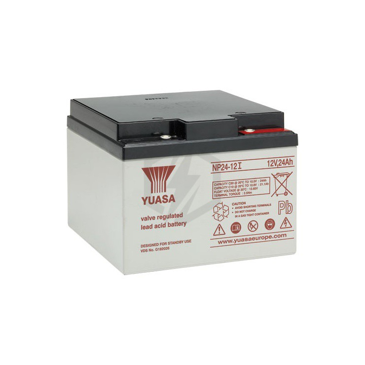 Batterie plomb étanche NP24-12 Yuasa 12V 24ah