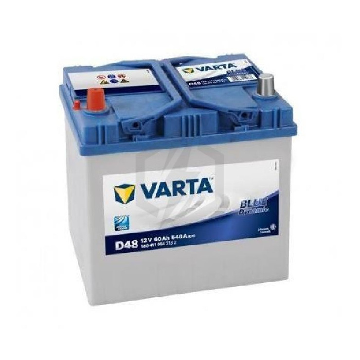 Batterie 12V 60 Ah 510A - Équipement auto