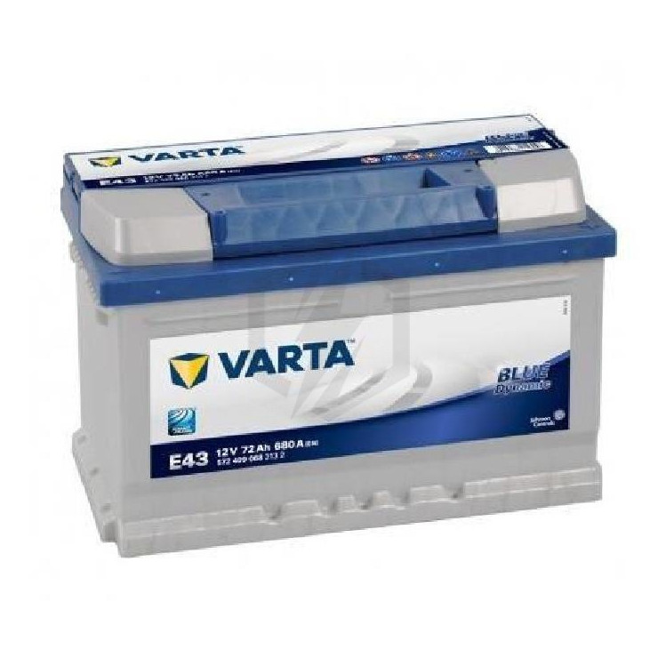 Batterie Varta Blue Dynamic E43 12v 72ah 680A 572 409 068 LB3D