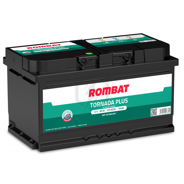 Batterie Rombat TORNADA TB480 12V 80ah 720A LB4D