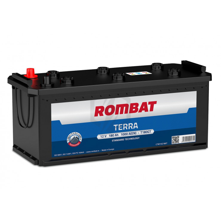 Batterie Rombat TERRA T180G 12V 180h 1000A