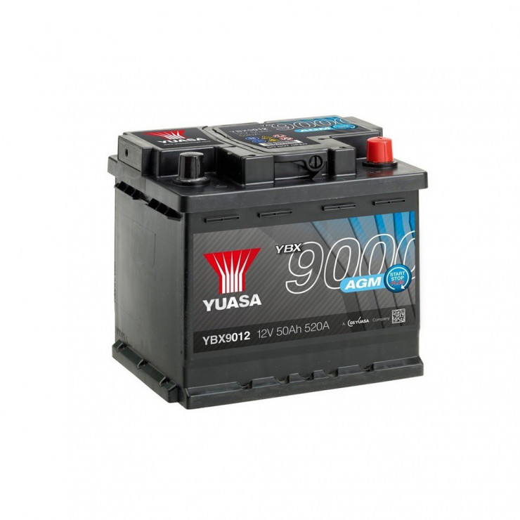 REC50-12, Yuasa Batterie rechargeable, Plomb-Acide, 12V, 50Ah, Borne à  vis, M5