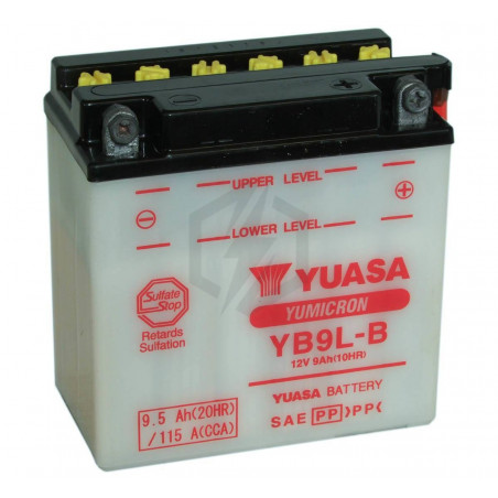 Batterie moto YUASA YB9L-B 12V 9.5AH 115A