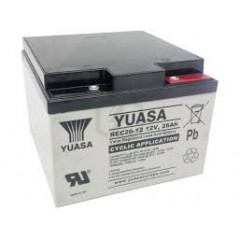 Batterie plomb étanche REC26-12 Yuasa 12v 26ah