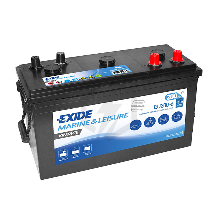 Batterie Exide Vintage EU200-6 6V 200ah 1150A