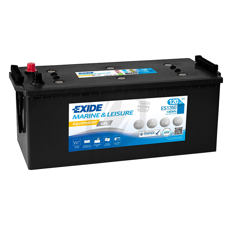 Batterie décharge lente Exide Gel  ES1350 12v 120ah