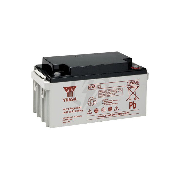 Batterie plomb étanche NP65-12 Yuasa 12V 65ah