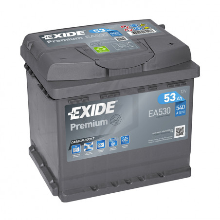 Batterie Exide Premium EA530 12v 53AH 540A L1D