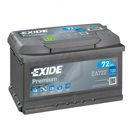 Batterie Exide Premium EA722 12v 72AH 720A LB3D