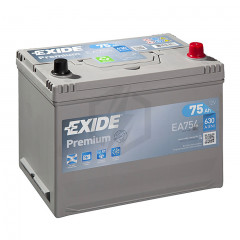 Batterie Exide Premium EA754 12v 75AH 630A