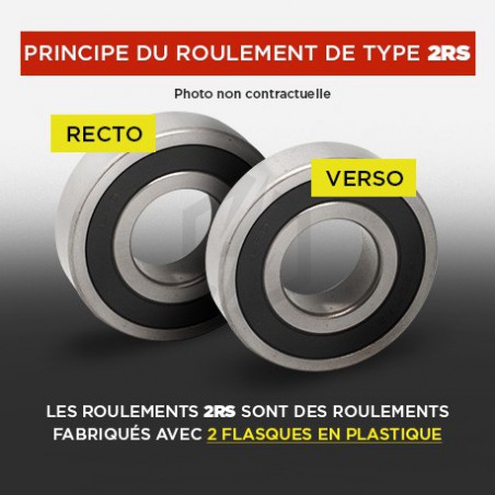 Roulement à billes INOX SS-6002 2RS Haut de gamme MTK