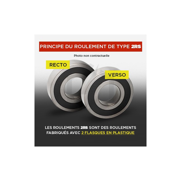 Roulement à Billes 35 X 72 Mm Pour Tracteur. Référence : 207C3