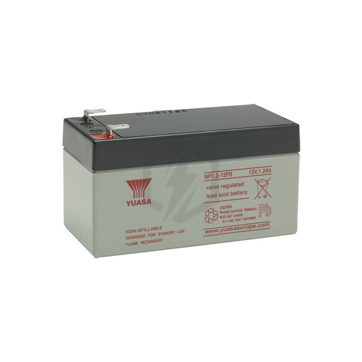 Batterie plomb étanche NP1.2-12FR Yuasa 12V 1.2ah