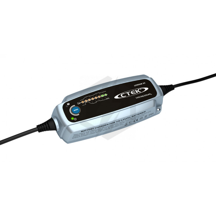 Chargeur de batterie pour voiture et moto - 12V 60Ah