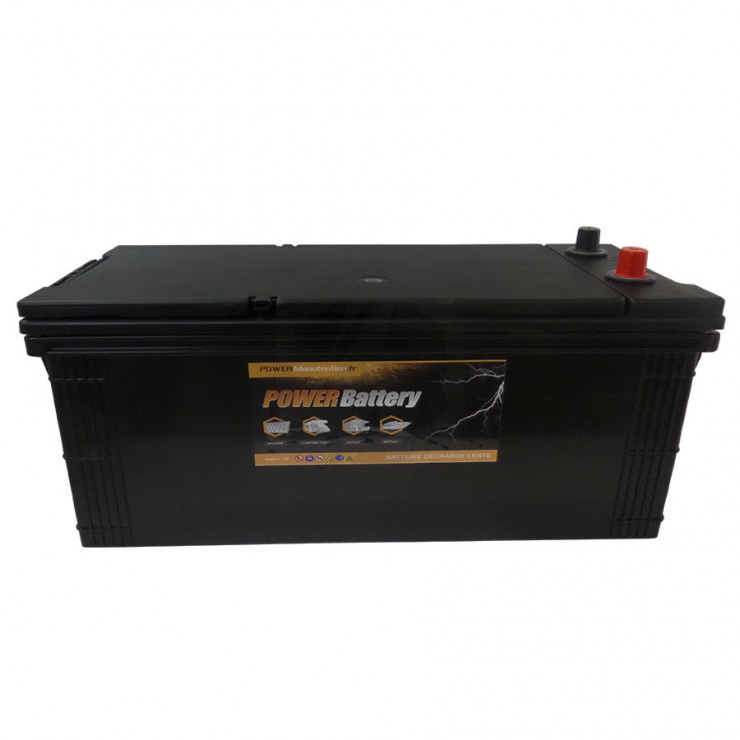 Batterie décharge lente Power Battery 12v 180ah sans entretien.
