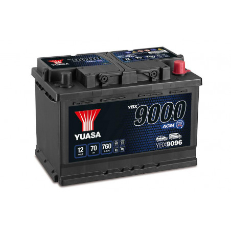 Batterie YUASA YBX9096 AGM 12V 70AH 760A L3D