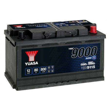 BATTERIE MICRO HYBRIDE 12V 14Ah-80A EXIDE / FULMEN - Batterie Multi Services