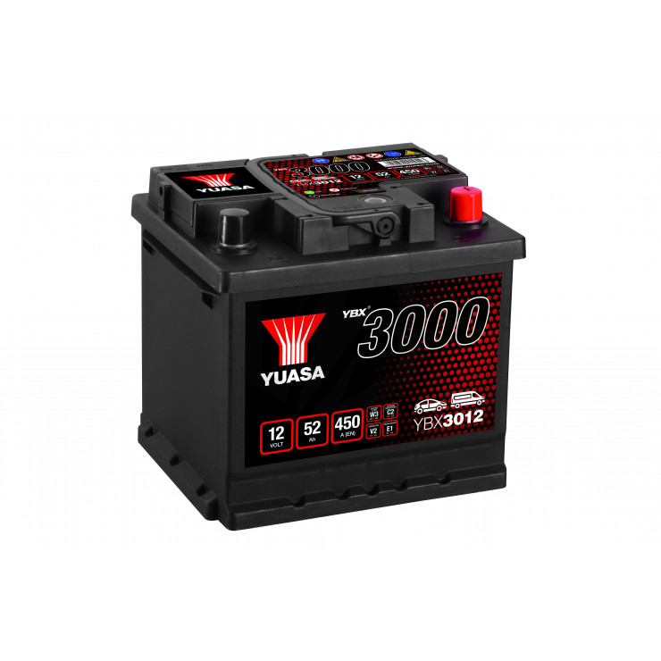 Batterie Yuasa SMF YBX3012 12V 52ah 450A L1D