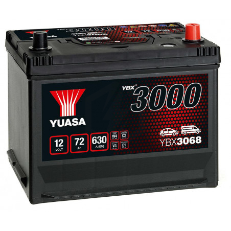 Batterie Yuasa SMF YBX3068 12V 72ah 630A