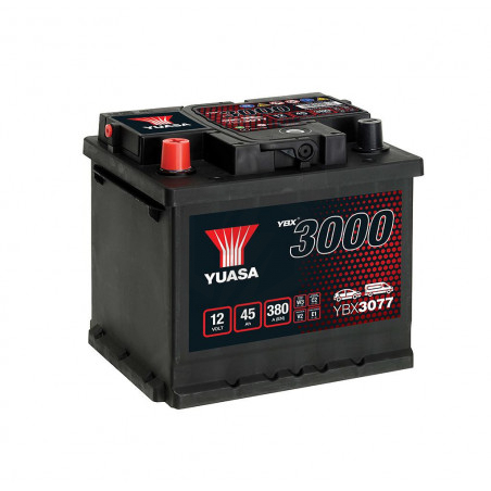 Batterie Yuasa SMF YBX3077 12V 45ah 380A L1G