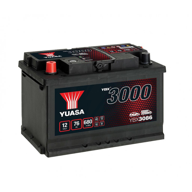 Batterie 74Ah/680A +Gauche