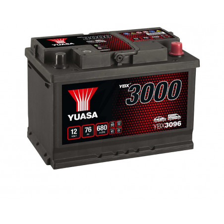 Batterie Yuasa SMF YBX3096 12V 76ah 680A L3D
