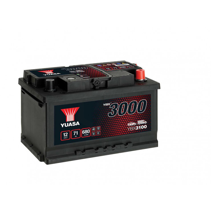 Batterie Yuasa SMF YBX3100 12V 71ah 650A LB3D