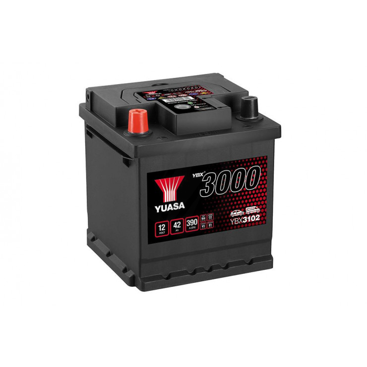 Batterie Yuasa SMF YBX3102 12V 42ah 390A L0G