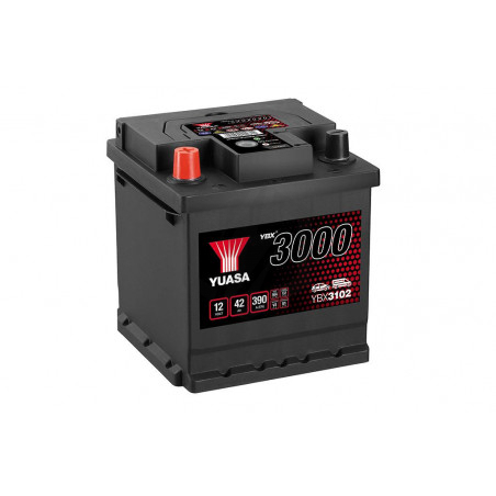 Batterie Yuasa SMF YBX3102 12V 42ah 390A L0G