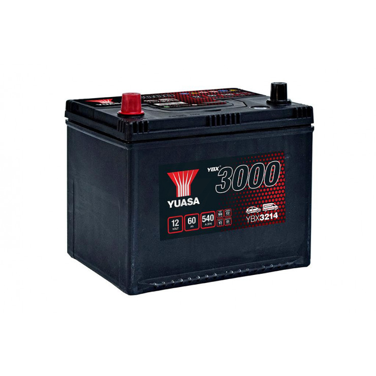 Batterie Yuasa SMF YBX3214 12V 60ah 540A D23G