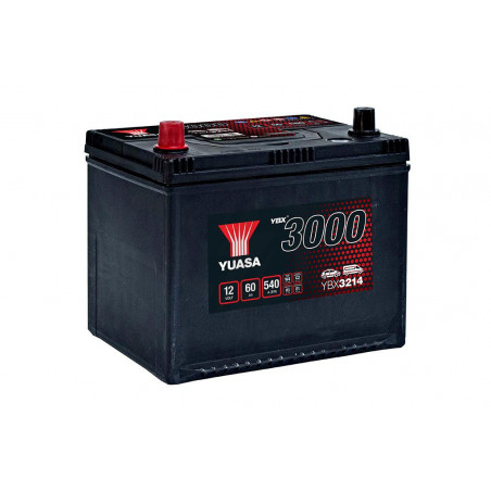 Batterie Yuasa SMF YBX3214 12V 60ah 540A D23G