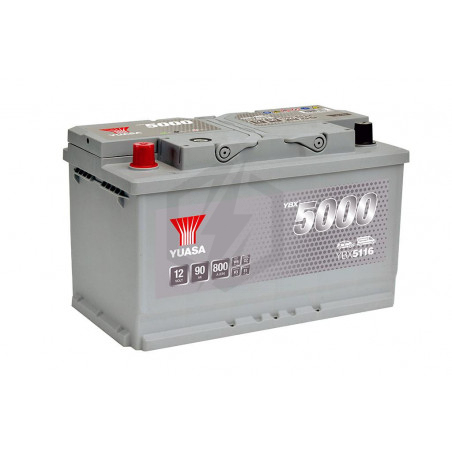 Batterie Yuasa Silver YBX5116 12v 90ah 800A Hautes performances L4G