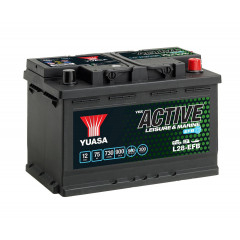 Batterie décharge lente Yuasa L28-EFB Leisure 12v 75ah