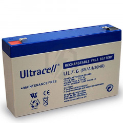 Batterie plomb étanche UL7-6 Ultracell 6v 7ah