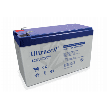 Batterie plomb étanche UL9-12 Ultracell 12v 9ah