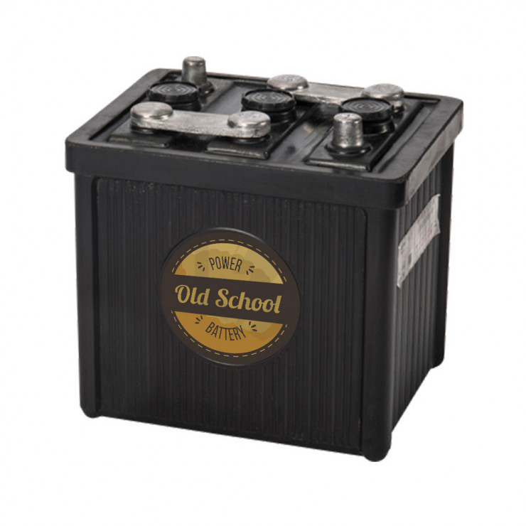 Batterie voiture de collection 6V / 60Ah - Batteries 6 volt - 6v