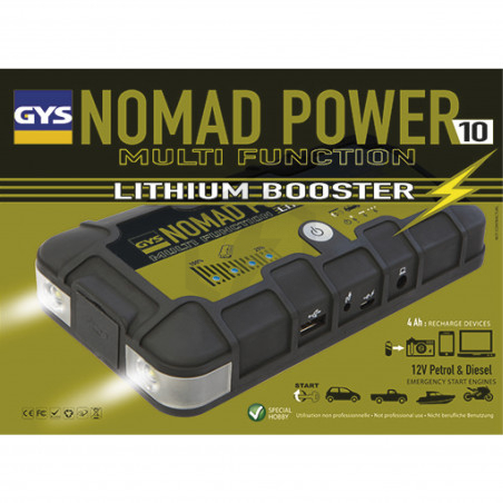 Booster lithium NOMAD POWER 10 Powerbank gys 026384