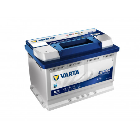 Batterie Varta Blue Dynamic EFB N70 12v 70ah 760A 570 500 076 L3D