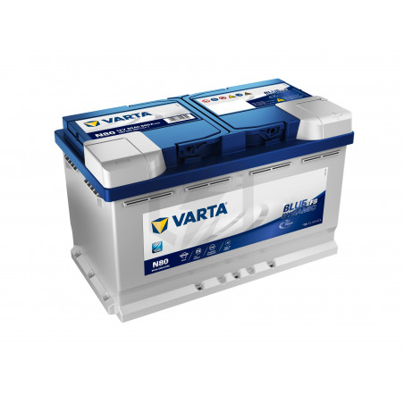 Batterie Varta Blue Dynamic EFB N80 12v 80ah 800A 580 500 080 L4D