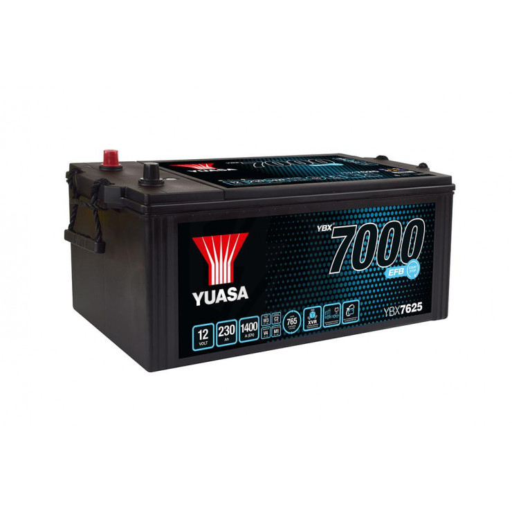 Batterie YUASA SHD EFB YBX7625 12V 230AH 1400A SMF