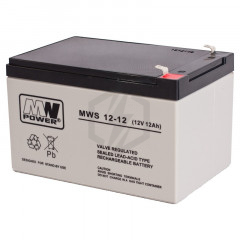Batterie plomb étanche AGM MWS12-12 12v 12ah