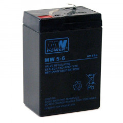 Batterie plomb étanche AGM  MW5-6 6V 5AH