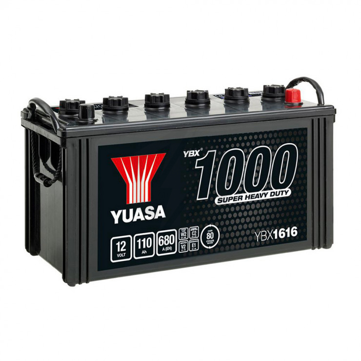 Batterie YUASA Cargo YBX1616 12v 110AH 680A (idem 616HD)
