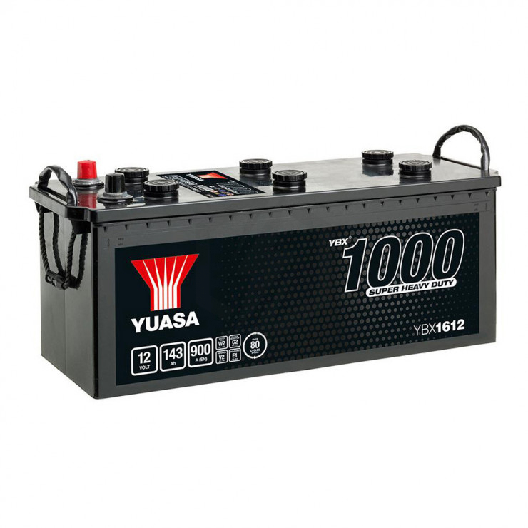 Batterie YUASA Cargo YBX1612 12v 143AH 900A (IDEM 627SHD)