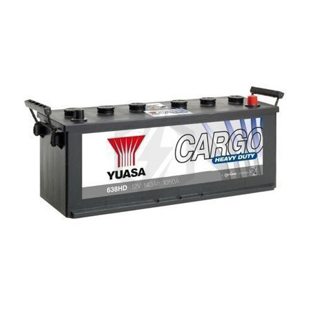 Batterie YUASA Cargo 638HD  12v 140AH 1050A