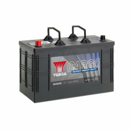 Batterie YUASA Cargo 664SHD 12v 115AH 800A