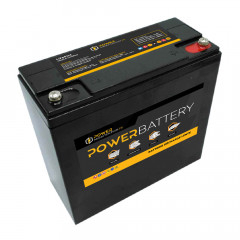 Batterie LITHIUM Fer Phosphate (LiFePO4) 12.8V 24ah Power Battery